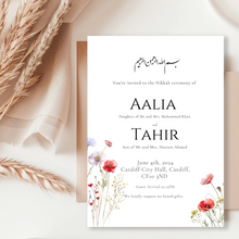 Load image into Gallery viewer, Summer Wedding Invite Template