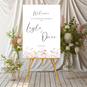 Spring Welcome Sign Template