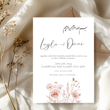 Load image into Gallery viewer, Spring Wedding Invite Template
