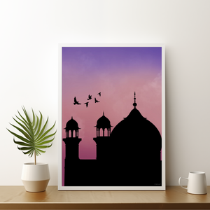 Badshahi Mosque (sunset)