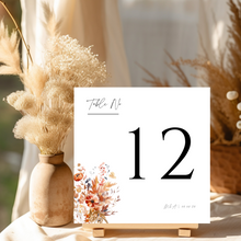 Load image into Gallery viewer, Autumn Table Number Template
