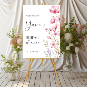 Floral Bridal Shower Sign